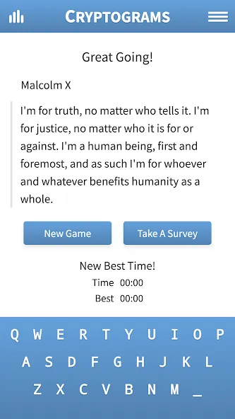 Cryptograms · Decrypt Quotes  [МОД Mega Pack] Screenshot 3