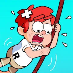 Взлом Zipline Rescue: Physics Game (Зиплайн Рескью)  [МОД Много монет] - стабильная версия apk на Андроид
