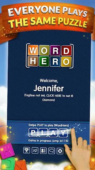 WordHero : word finding game (ВордХиро)  [МОД Бесконечные деньги] Screenshot 2