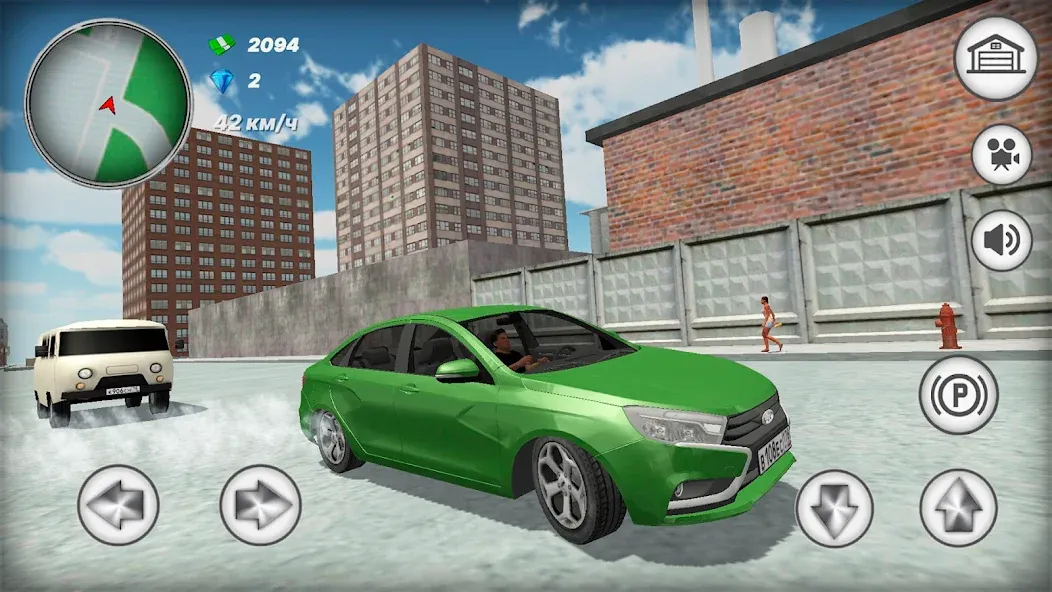 Русская тачка Лада Веста  [МОД Меню] Screenshot 4