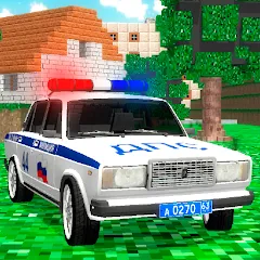 Скачать взломанную Стив ВАЗ 2107 ДПС Лада Семерка  [МОД Меню] - последняя версия apk на Андроид