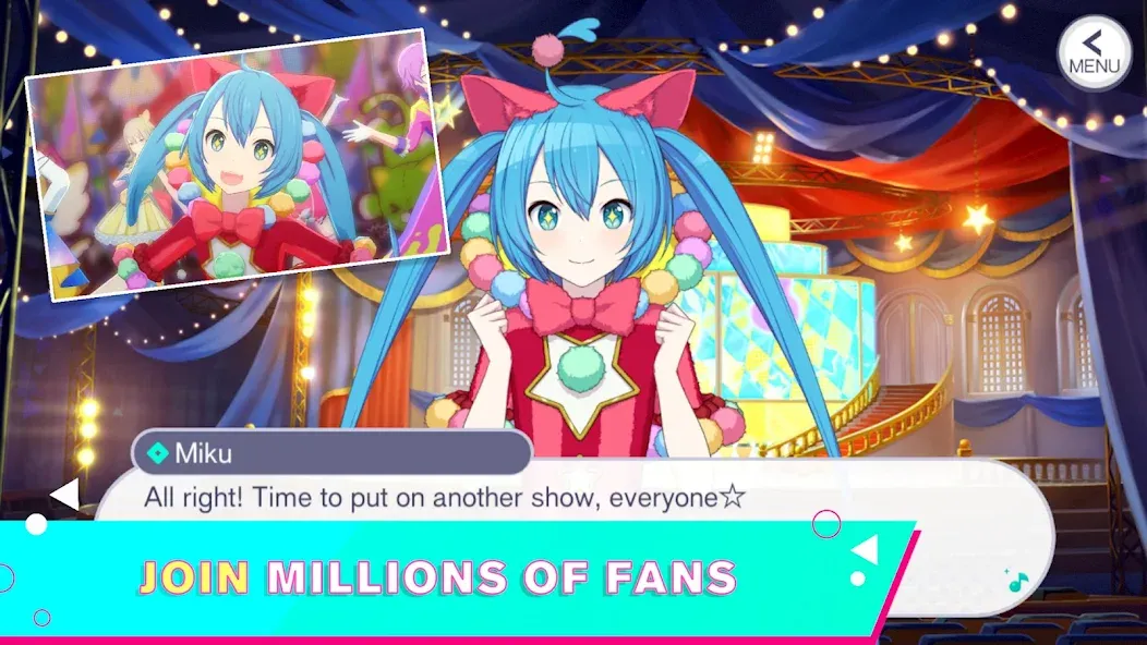 HATSUNE MIKU: COLORFUL STAGE! (Хацуне Мику)  [МОД Unlocked] Screenshot 5