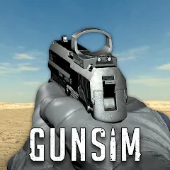 Взломанная GUNSIM - 3D FPS Shooting Guns (ГУНСИМ)  [МОД Много монет] - стабильная версия apk на Андроид