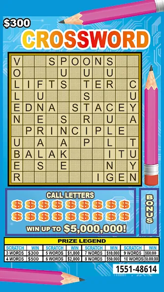 Scratch Off Lottery Scratchers  [МОД Много денег] Screenshot 1