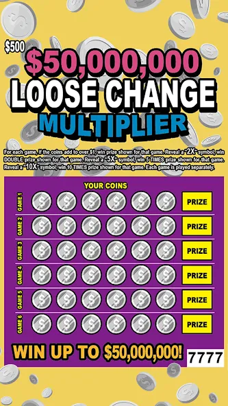 Scratch Off Lottery Scratchers  [МОД Много денег] Screenshot 2