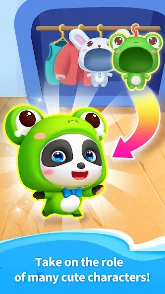 Talking Baby Panda-Virtual Pet  [МОД Много денег] Screenshot 2