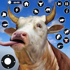 Взлом Scary Cow Simulator Rampage (Скари)  [МОД Mega Pack] - полная версия apk на Андроид
