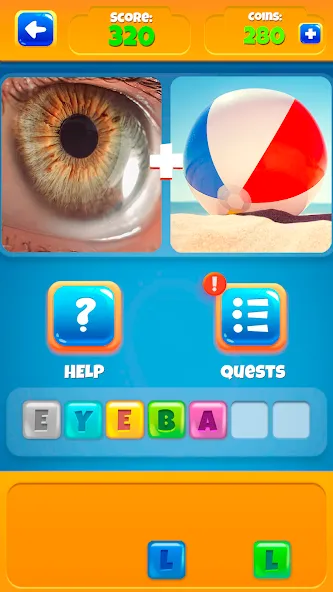 2 Pics 1Word. Offline Games  [МОД Menu] Screenshot 5