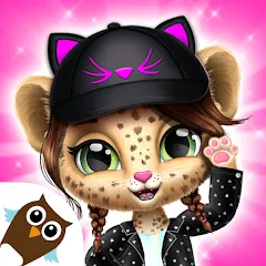 Скачать взломанную Amy Care - My Leopard Baby  [МОД Mega Pack] - последняя версия apk на Андроид