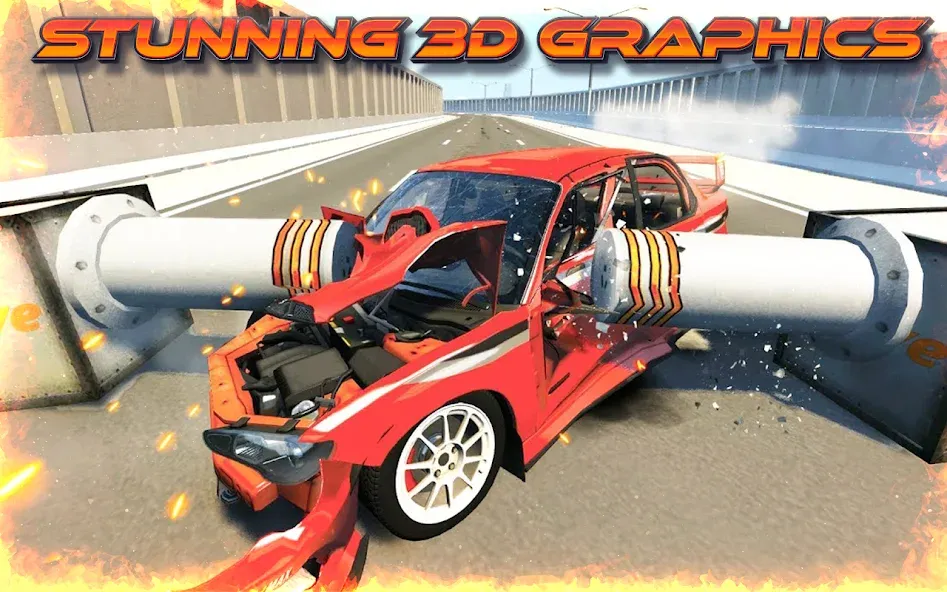 Highway Crash Car Race  [МОД Unlocked] Screenshot 2