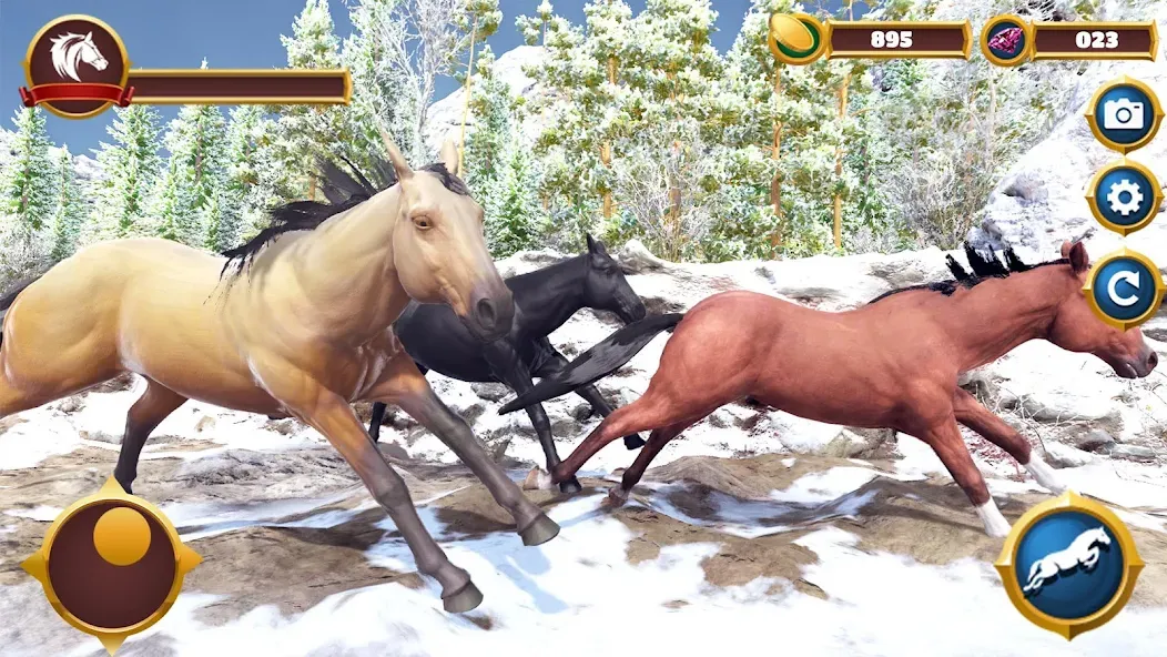 Virtual Horse Family Simulator  [МОД Много денег] Screenshot 3