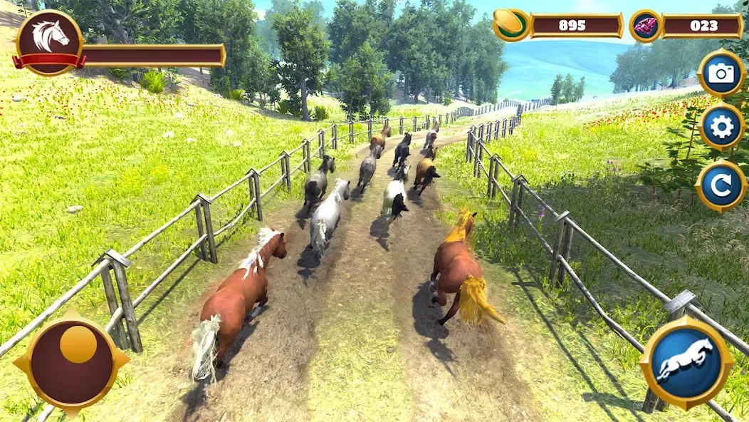 Virtual Horse Family Simulator  [МОД Много денег] Screenshot 5
