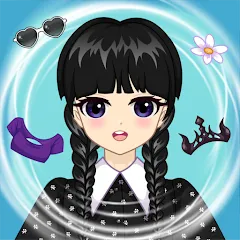 Скачать взломанную Anime Dress Up for Adults  [МОД Бесконечные монеты] - полная версия apk на Андроид