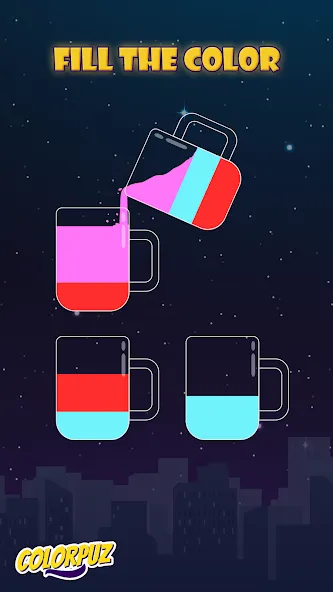 Colorpuz - Water Sort Puzzle (Колорпаз)  [МОД Много монет] Screenshot 5