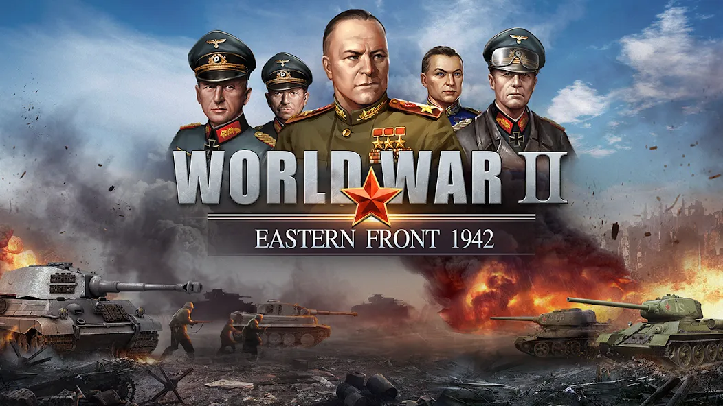 World War 2:WW2 Strategy Games (Вторая мировая война)  [МОД Много денег] Screenshot 1