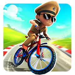 Взлом Little Singham Cycle Race (Литл Сингам Велосипедная Гонка)  [МОД Menu] - стабильная версия apk на Андроид