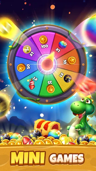 Bubble Shooter Primitive Eggs (Бабл Шутер Примитивные Яйца)  [МОД Меню] Screenshot 1