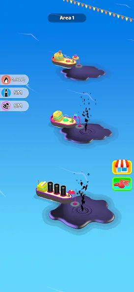 Oil Master: Sea Extraction (Ойл Мастер)  [МОД Бесконечные деньги] Screenshot 4