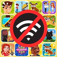 Скачать взломанную Offline Games: don't need wifi  [МОД Много монет] - последняя версия apk на Андроид