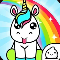 Скачать взломанную Unicorn Evolution Merge Kawaii (Юникорн Эволюшн Мерж Кавай)  [МОД Бесконечные деньги] - полная версия apk на Андроид