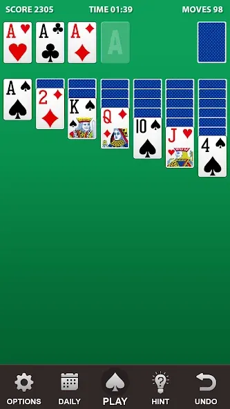 Solitaire.  [МОД Menu] Screenshot 1