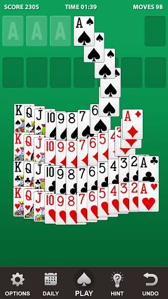Solitaire.  [МОД Menu] Screenshot 2