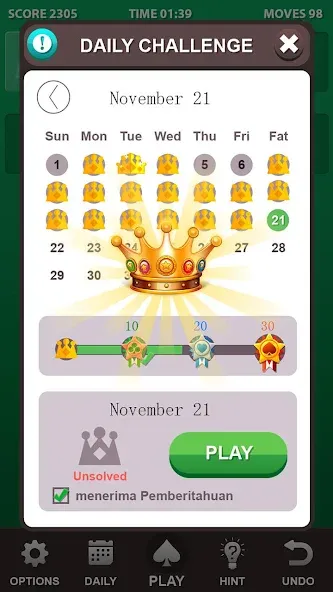 Solitaire.  [МОД Menu] Screenshot 3