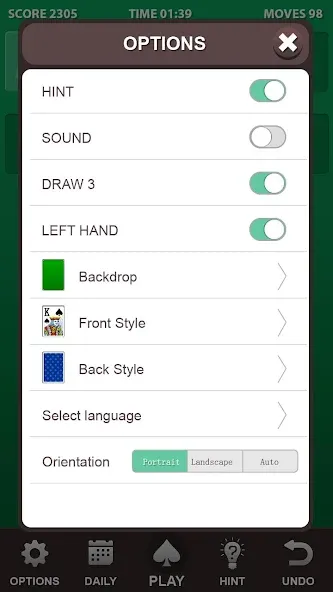 Solitaire.  [МОД Menu] Screenshot 4