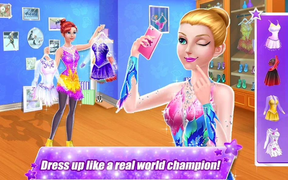 Ice Skating Superstar - Perfec  [МОД Unlimited Money] Screenshot 2