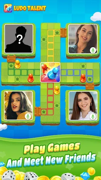 Ludo Talent - Game & Chatroom (Лудо Талент)  [МОД Mega Pack] Screenshot 5