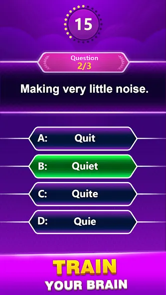 Spelling Quiz - Word Trivia (Спеллинг Квиз)  [МОД Бесконечные деньги] Screenshot 2