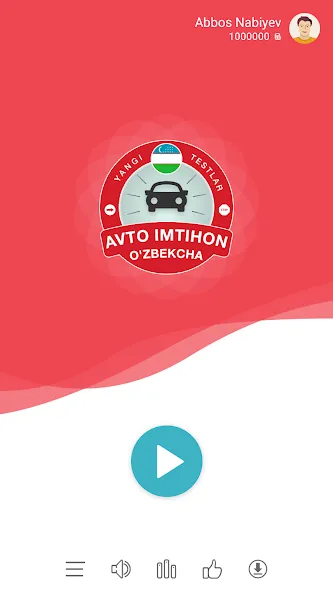 Millioner Avto Imtihon 2024 (Миллионер Авто Имтихон 2023)  [МОД Бесконечные деньги] Screenshot 1