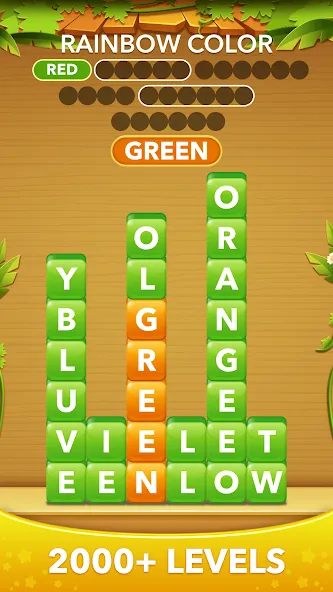 Word Heaps -Connect Stack Word  [МОД Много денег] Screenshot 2